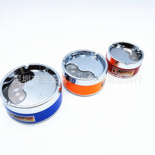 Lade das Bild in den Galerie-Viewer, Ashtray Sealed  Windproof Rotary  Plastic Inner Stainless Steel Ashtray
