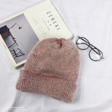 Load image into Gallery viewer, Warm Winter Knit Beanie Hats Autumn Wool Casual All-Match and Sweet Trendy Sleeve Cap Children Unisex
