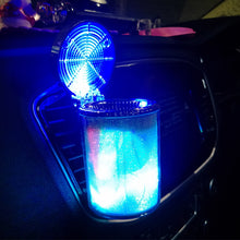 Load image into Gallery viewer, Ashtray Colorful  Car Color Light  Flip Luminous  Car Supplies Ashtray
