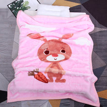 Load image into Gallery viewer, Nap Blanket Winter Double-Layer Thickened Right-Angle Edging Cover Blanket Baby Cloud Blanket Cartoon Blanket
