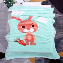 Load image into Gallery viewer, Nap Blanket Winter Double-Layer Thickened Right-Angle Edging Cover Blanket Baby Cloud Blanket Cartoon Blanket
