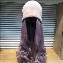 Lade das Bild in den Galerie-Viewer, Warm Winter Knit Beanie Hats Women's Long Hair Live Broadcast Wool Big Wave Unisex
