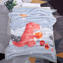 Load image into Gallery viewer, Nap Blanket Winter Double-Layer Thickened Right-Angle Edging Cover Blanket Baby Cloud Blanket Cartoon Blanket
