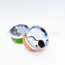 Lade das Bild in den Galerie-Viewer, Ashtray Sealed  Windproof Rotary  Plastic Inner Stainless Steel Ashtray
