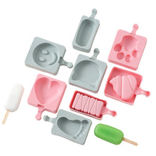 Load image into Gallery viewer, 2PC Silicone Mold Homemade by Hand Ice Cream Silica Gel Ice Mold DIY Ice-Cream Mould
