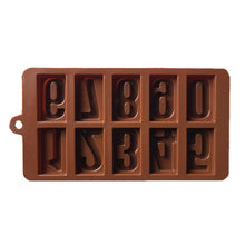 Load image into Gallery viewer, 10pc Silicone Mold Chocolate Mold High Temperature Resistance Edible Silicon
