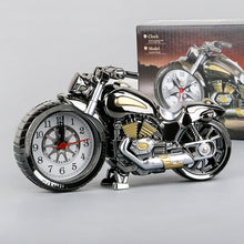 Load image into Gallery viewer, Alarm Clock Motorcycle Model Alarm Clock Retro Locomotive Children&#39;s Gift
