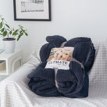 Load image into Gallery viewer, Winter Warm Double Layer Berber Fleece Blanket Nap Single Double Flannel Blanket
