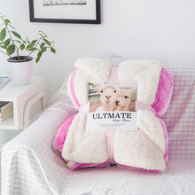 Load image into Gallery viewer, Winter Warm Double Layer Berber Fleece Blanket Nap Single Double Flannel Blanket
