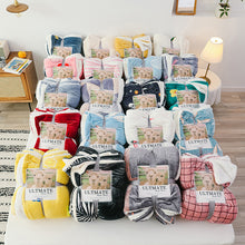Load image into Gallery viewer, Winter Warm Double Layer Berber Fleece Blanket Nap Single Double Flannel Blanket
