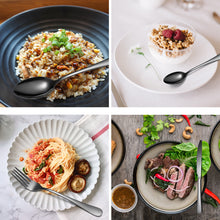 Lade das Bild in den Galerie-Viewer, 304 Stainless Steel Flatware Sets 4-Piece Steak Knife, Fork and Spoon Golden Color
