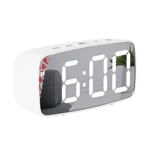 Load image into Gallery viewer, Smart Multi-Function Alarm Clock LED Display Large Font Mirror Alarm Clock Battery Plug-in Dual-Use
