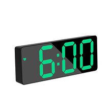 Load image into Gallery viewer, Smart Multi-Function Alarm Clock LED Display Large Font Mirror Alarm Clock Battery Plug-in Dual-Use
