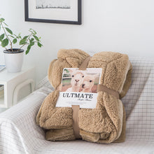 Load image into Gallery viewer, Winter Warm Double Layer Berber Fleece Blanket Nap Single Double Flannel Blanket
