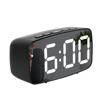 Load image into Gallery viewer, Smart Multi-Function Alarm Clock LED Display Large Font Mirror Alarm Clock Battery Plug-in Dual-Use
