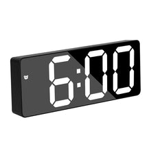 Load image into Gallery viewer, Smart Multi-Function Alarm Clock LED Display Large Font Mirror Alarm Clock Battery Plug-in Dual-Use
