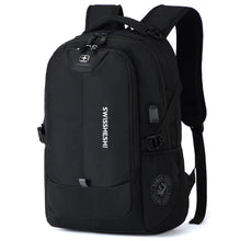 Load image into Gallery viewer, Backpack Black Korean Style Trend Computer Business  Junior School  Men shoulder bag
