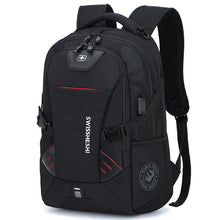 Load image into Gallery viewer, Backpack Black Korean Style Trend Computer Business  Junior School  Men shoulder bag
