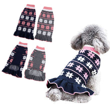 Load image into Gallery viewer, Christmas Dog Cat Clothes Skirt Autumn and Winter XINGX Warm Sweater Small Dog
