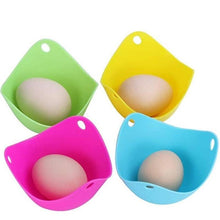 Load image into Gallery viewer, Egg Cookers Silicone Egg Poacher Poaching Pods Pan Mold Bowl Rings Cooker Boiler

