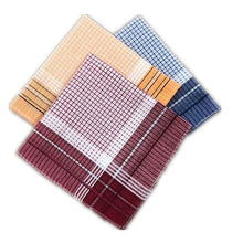 Load image into Gallery viewer, Fabric Retro Polyester Cotton Plaid Ladies Handkerchief
