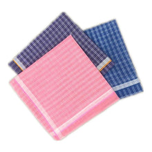 Load image into Gallery viewer, Fabric Retro Polyester Cotton Plaid Ladies Handkerchief
