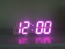 Load image into Gallery viewer, Smart Multi-Function Alarm Clock LED Display 3D Multi-Color Temperature Large Screen Electronic Clock
