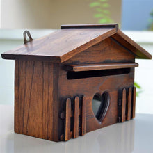 Load image into Gallery viewer, Mailboxes Creative Wooden Mailbox Outdoor Post Box Rainproof Wall Mounted Letter Box
