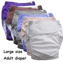 Load image into Gallery viewer, Incontinence Aids Reusable Adult Diaper For Old People And Disabled Super Large Size
