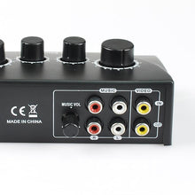 Load image into Gallery viewer, Karaoke Systems Echo Sound Mixer portable Dual Microphone And Vedio Inputs
