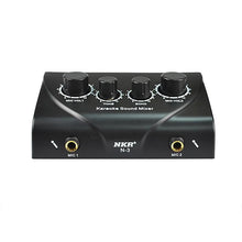 Load image into Gallery viewer, Karaoke Systems Echo Sound Mixer portable Dual Microphone And Vedio Inputs

