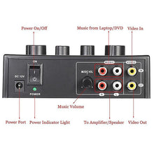 Load image into Gallery viewer, Karaoke Systems Echo Sound Mixer portable Dual Microphone And Vedio Inputs

