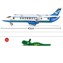 Lade das Bild in den Galerie-Viewer, Interlocking Blocks Airport Building Blocks Air Plane Passenger Block Avitation Favorite
