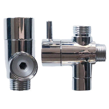 Load image into Gallery viewer, Faucets 3 Way Tee Connector Shower Head Diverter Valve For Toilet
