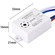 Lade das Bild in den Galerie-Viewer, Light Switches 220v Sound Voice Sensor intelligent Auto On/off Light Switch
