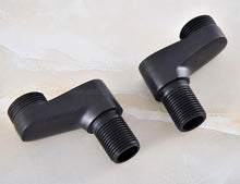Load image into Gallery viewer, Faucets 2 Pcs Oil Rubbed Claw Foot Bathtub Faucet Adjustable Swing Arms
