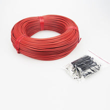 Lade das Bild in den Galerie-Viewer, Electrical Wires Cable 12k Floor Warm Heating Cable 33ohm/m Carbon Fiber Wires
