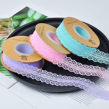 Lade das Bild in den Galerie-Viewer, 14 Colors Christmas Packing Materials 3cm * 45M Flower Cake DIY Headdress Lace Ribbon
