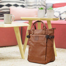 Lade das Bild in den Galerie-Viewer, Backpack Japanese Letian  PU Leather Business Computer Men's Bag Travel  Bags Schoolbag Women's Bag
