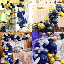 Load image into Gallery viewer, 102PCs Ink Blue Series Balloon Set Birthday Party Wedding Decoration
