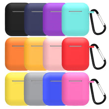 Load image into Gallery viewer, Headphone Cushions Tips Silicone Protective Case With Hanging Buckle For Bluetooth Wireless Iphone
