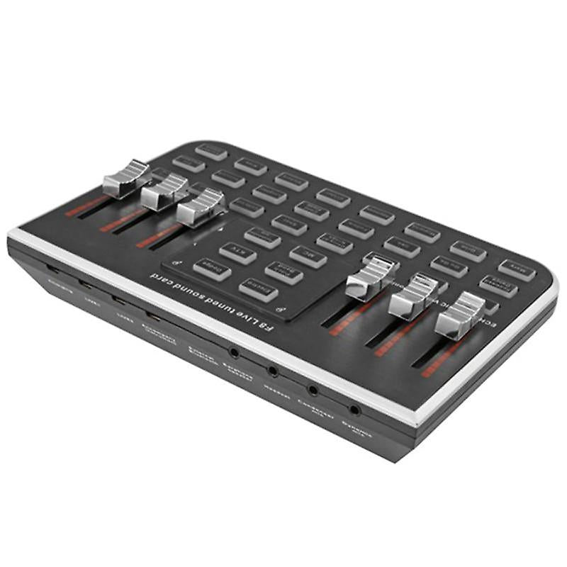 Karaoke Systems 4 Modes Studio Mixer Microphone Webcast Entertainment Streamer Live Sound Card