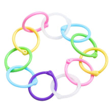 Load image into Gallery viewer, File Folders Colored Snap Rings For Loose Leaf Paper

