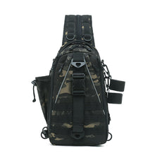 Lade das Bild in den Galerie-Viewer, Backpack One Shoulder Two Shoulders Bag Multi-Functional Tactical Chest Bag Large Capacity Outdoor Travel Back Rod Fishing Fishing Bag
