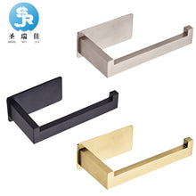 Lade das Bild in den Galerie-Viewer, 304 Stainless Steel Toilet Paper Holder Kitchen and Bathroom Hardware Pendant Punch-Free Toilet Paper Roll Holder Bathroom
