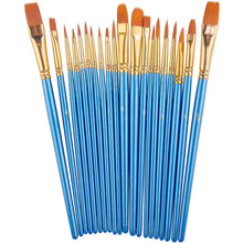 Lade das Bild in den Galerie-Viewer, Drawing Painting Kits Paint Brush Set Nylon Hair Brushes For Acrylic Oil Watercolor Painting Artist
