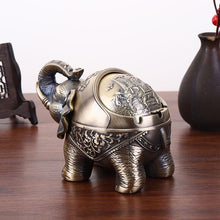 Load image into Gallery viewer, Ashtray Tea Table Craft Decoration Windproof Cover  Elephant Ashtray
