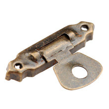 Lade das Bild in den Galerie-Viewer, Locks Latches Antique Bronze Furniture Cabinet Hinges Jewelry Wooden Box Case
