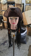 Lade das Bild in den Galerie-Viewer, Halloween Xmas Christmas Gifts Decoration Headwear Captain Pirate Hat Wig Adult
