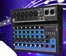 Load image into Gallery viewer, Karaoke Systems 8 Channel Sound Mixer Console 48v Digital Microphone
